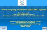“Novel coupling of NPP with MED -RO Hybrid” · “Novel coupling of NPP with MED -RO Hybrid” ... MED-TVC – 800,000 m3/d ... desalination plant in Kuwait with a daily production