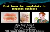 [PPT]Post insertion complaints in complete dentures · Web view“ Most of the complaints associated with complete dentures are actual and not psychological, contrary to the belief