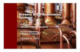 Brewery & CIP Automation Systems · MBAA District NW Fall Meeting October 8th & 9th, 2010 Automation Control Systems 2 ... " Automatic control ... " Distributed Control System (DCS)