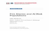 Fire Alarms and At-Risk Populations - Maine.gov · Fire Alarms and At Risk Populations FINAL REPORT BY: ... To understand the impact of fire alarm notification signals on individuals