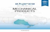 First in Quality, First in Service. MECHANICAL PRODUCTS · First in Quality, First in Service. TORONTO VOLUME 6 MECHANICAL ... SUB REP - SUDBURY & N.E ... SILMAR DR WESTON RD