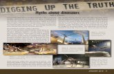 Myths about dinosaurs - dmr.nd.gov · Myths about dinosaurs Figure 2. Skeletons of Pteranodon flying overhead at the Bismarck airport. JANUARY2018 11 . Dinosaurs are extinct Picture