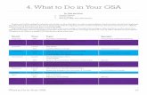 4. What to Do in Your GSA Advisor Handbook What to... · What to Do in Your GSA 13 ... September Lunch Meet and Greet / Why be a member? ... Use games, icebreakers, or other team-