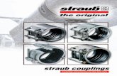 STRAUB Pipe Couplings - venta-russia.com · PROGRESSIVE ANCHORING EFFECT STRAUB-GRIP ... The dependable plain end coupling system that SAVES ... ductile iron, FRP, PVC, CPVC, C900,