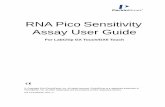 RNA Pico UG - PerkinElmer · Troubleshooting ... Rev. C RNA Pico Sensitivity Assay User Guide 6 Add 50 µL (Low-throughput) or 100 µL (High-throughput) of RNA Pico Marker ...