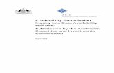 Productivity Commission Inquiry into Data … Commission Inquiry into Data Availability and Use: Submission by the Australian Securities and Investments Commission August 2016 Productivity