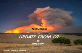 UPDATE FROM OZ - National Wildfire Coordinating Group€œUPDATE FROM OZ” : TFRSAC Fall 2015 Meeting Spatial Configuration IFOV 2.5 mr FOV 61 degrees (850 pixels) Swath 2.3 km at