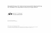 Guidelines for Environmental Sampling at Illegal … for Environmental Sampling at Illegal Drug Manufacturing Sites . ... Guidelines for Environmental Sampling Page 3 ... Methamphetamine: