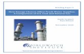 How Energy Choices Affect Fresh Water Supplies: A ... · How Energy Choices Affect Fresh Water Supplies: ... significantly more water than conventional natural gas extraction because