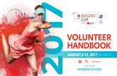 VOLUNTEER HANDBOOK 2017 - tennistransport.com · 2017 Rogers Cup App / Volunteer Tickets / Volunteer Office.....17 ... Karen Hugh & Patrick Voo Nida Noble (Ext 4707) Brenden Gomez