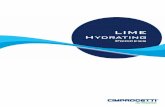 2017 01 depliant hydration EN - Cimprogetti · Cimprogetti has a wide range of equipment and plants to ... high BET High BET surface Typical available Ca(OH) % ... The filtering area