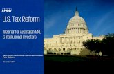 U.S. Tax Reform - KPMG | US · US tax reform impact. ... Net interest expense limitation ... the Australian MNC global leverage ratio. - Australian Investor – As above, ...