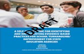 A SELF-STUDY GUIDE FOR IDENTIFYING AND … · a self-study guide for identifying and implementing evidence-based . practices for school turnaround/ improvement for state education