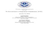 Enforcement Integrated Database (EID) - Homeland … Integrated Database (EID) January 14, ... Enforcement Integrated Database Page 2 ... document the privacy protections that are