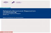 Telstra’s Structural Separation Undertaking compliance with... · The most common SSU compliance issue during the period remained Telstra’s failure ... sending the information