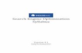 Search Engine Optimization Syllabus€¦ ·  · 2017-07-05Search Engine Optimization Syllabus Version 4.1 Created By: ... website so your clients will see it as the best Real Estate