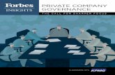 private company governance - KPMG - US€¦ · Private businesses and their owners face choices in terms of corporate governance . WhatÕs ... governance challenges ... private company