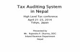 Tax Auditing System in Nepal - International Monetary Fund · Tax Auditing System in Nepal ... Department and Income Tax ... 2006/07 2007/08 2008/09 2009/10 2010/11 2011/12 2012/13