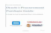 University of Sunderland Oracle i-Procurement Purchase Guide · 1 | P a g e I-Procurement University of Sunderland Oracle i-Procurement Purchase Guide A Guide on how to purchase from