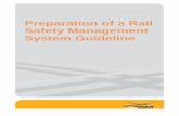 Preparation of a Rail Safety Management System Guideline · Preparation of a Rail Safety Management System Guideline. Guideline for Preparation of a Safety Management System Document