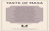 TASTE OF MASA - Masa Restaurant€¦ · wednesday 28th march – taste the rainbow ... 7 magical courses taking you from hogwarts to diagon alley thursday 31st may – children’s