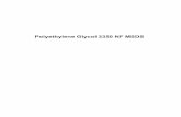 Polyethylene Glycol 3350 NF MSDS - Quality ExcipientsSAFETY DATA SHEET Product identifier Product code: Product Name: POLYETHYLENE GLYCOL 3350, NF Other means of identification … ·