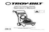 2200 PSI Pressure Washer Operator’s Manual No. 205875GS Revision - (11/27/2007) BRIGGS & STRATTON POWER PRODUCTS GROUP, LLC JEFFERSON, WISCONSIN, U.S.A. 2200 PSI Pressure Washer