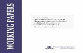 Decentralization, Local Government, and Socio-political ... · Decentralization, Local Government, and Socio-political Conflict in Southern Thailand complex, involving the interaction