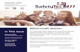SafetyTecUSA.com Your Partner in Fire Prevention316) 869-2300 SafetyTecUSA.com Your Partner in Fire Prevention Millennials Matter Millennials Matter The Social Media Generation Causes