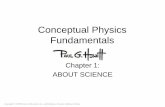 Conceptual Physics Fundamentalsalee3/Physics 11/Powerpoint Lectures/Chap1.pdf · D. Cosmic rays cannot penetrate the thickness of your Conceptual Physics Fundamentals textbook. Explanation: