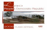 Flash Appeal Lao People's Democratic Republic (Word) · Web viewProvision of vaccine for emergency vaccination (e.g., against measles) and replenishing lost stocks for childhood.