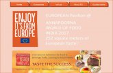 EUROPEAN Pavilion @ ANNAPOORNA WORLD OF … · Product: Bakery ingredients and confectionery . Prutul [F05] Country: Romania Website: Product: Sunflower oil. ... Slide 1 Author: carla