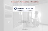 Measure • Monitor • Control - WDM, Inc.wdminc.com/images/UptimeDevices.pdf · The remote power sensor will report SNMP traps based on preset conditions for current, ... Circuit