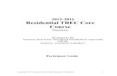 2015-2016 Residential TREC Core Course - Knoxville … Deposits and new Mandatory Real Estate Firm Audit Copyright 2015 Tennessee Real Estate Education Foundation 5 Section I: TREC