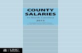 COUNTY SALARIES - UNC School of Government Salaries in North Carolina 2015, a compendium of salary and benefits information for counties throughout the state. This report contains