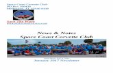 News & Notes Space Coast Corvette Clubspacecoastvettes.com/assets/sccc-newsletter-jan-2017-rev-2.pdf · News & Notes Space Coast Corvette Club Club ... Steve Williams Gary & Helen