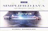 Sample Copy. Not For Distribution. ICSE Simplified Java With BlueJ for Class X Kunal Banerjee BCA, MSC.IT Jamshedpur-831011 (Jharkhand) EDUCREATION PUBLISHING (Since 2011) ... vii