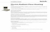 Electric Radiant Floor Heating - Butechtermostato EN.pdf · Electric Radiant Floor Heating Before starting, check the package contents. Before installing, read the instructions carefully