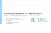Combining Lean, Middleware, and Targeted Automated Systems ... · Combining Lean, Middleware, and Targeted Automated Systems to Unlock Lab Automation's Full Potential ... Hematology,