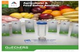 QuEChERS - Chromspec · QuEChERS significantly improves laboratory efficiency and throughput. A batch of 20 extracts can be prepared in ... polar aromatic pesticides C18