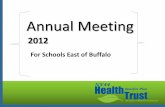 Annual Meeting - Erie 1 Boces · District/ School Name Administrative Instructional Support ... state sources are leading to budget cuts for schools ... 2012 Annual Meeting .