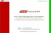 Fast Track Management Consultants and Brand... · Fast Track Management Consultants ... and achieve the desired goals consistently by managing the 4P's effectively. ... • Coca Cola
