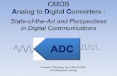 State-of-the-Art and Perspectives in Digital Communications · State-of-the-Art and Perspectives in Digital Communications ... single-channel vs TI channels Time-Interleaved ADC F