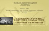 University of Beira Interior Portugal - OECD.org - OECD Anabela Dinis_… ·  · 2016-03-29INNOVATION IN RURAL AREAS STRATEGIES AND PROCESSES ... •Depopulation Low densities Isolation