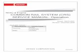 N04C-# Engine COMMON RAIL SYSTEM (CRS) SERVICE … N04C- Engine.pdf · COMMON RAIL SYSTEM (CRS) SERVICE MANUAL: Operation N04C-# Engine Applicable Vehicle : Manufacturer Vehicle Name