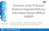 Overview of the PI System Enabled Integrated Refinery ...cdn.osisoft.com/corp/en/media/presentations/2015/UsersConference... · Overview of the PI System Enabled Integrated Refinery
