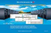 Supermicro Server Management Utilities - abacus.czServer Management Utilities 3 Server Management Utilities SD5 Feature List • Monitoring Functions-Hardware Monitoring (fan speed,