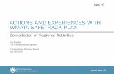 ACTIONS AND EXPERIENCES WITH WMATA SAFETRACK PLAN … · ACTIONS AND EXPERIENCES WITH WMATA SAFETRACK PLAN ... Metrorail station areas to accommodate increased bus operations, ...