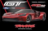 owners manual - traxxas.com GT-OM-EN-R00.pdf · about the Ford GT is designed to deliver pure performance. Traxxas has captured the Ford GT in a stunning 1/10 scale replica that is