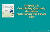 Chapter 11: Completing Quarterly Activities and Closing ...horowitk/documents/Chap011_002.pdf · Chapter 11: Completing Quarterly Activities and Closing the ... Completing Quarterly